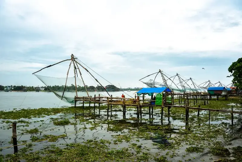 Chinese fishing nets at Fort Kochi